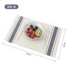 Pvc Striped Placemats, Heat Resistant Non-Slip Easy Clean For Home Dining Kitchen Parties & Daily Use