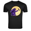 Astronaut Painting The Moon Funny Space Graphic T-Shirt
