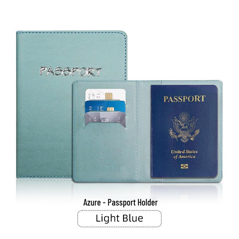 Spot PU Leder Passhülle & Gepäckanhänger Set - Anpassbares Reisegeschenk mit Logo-Option