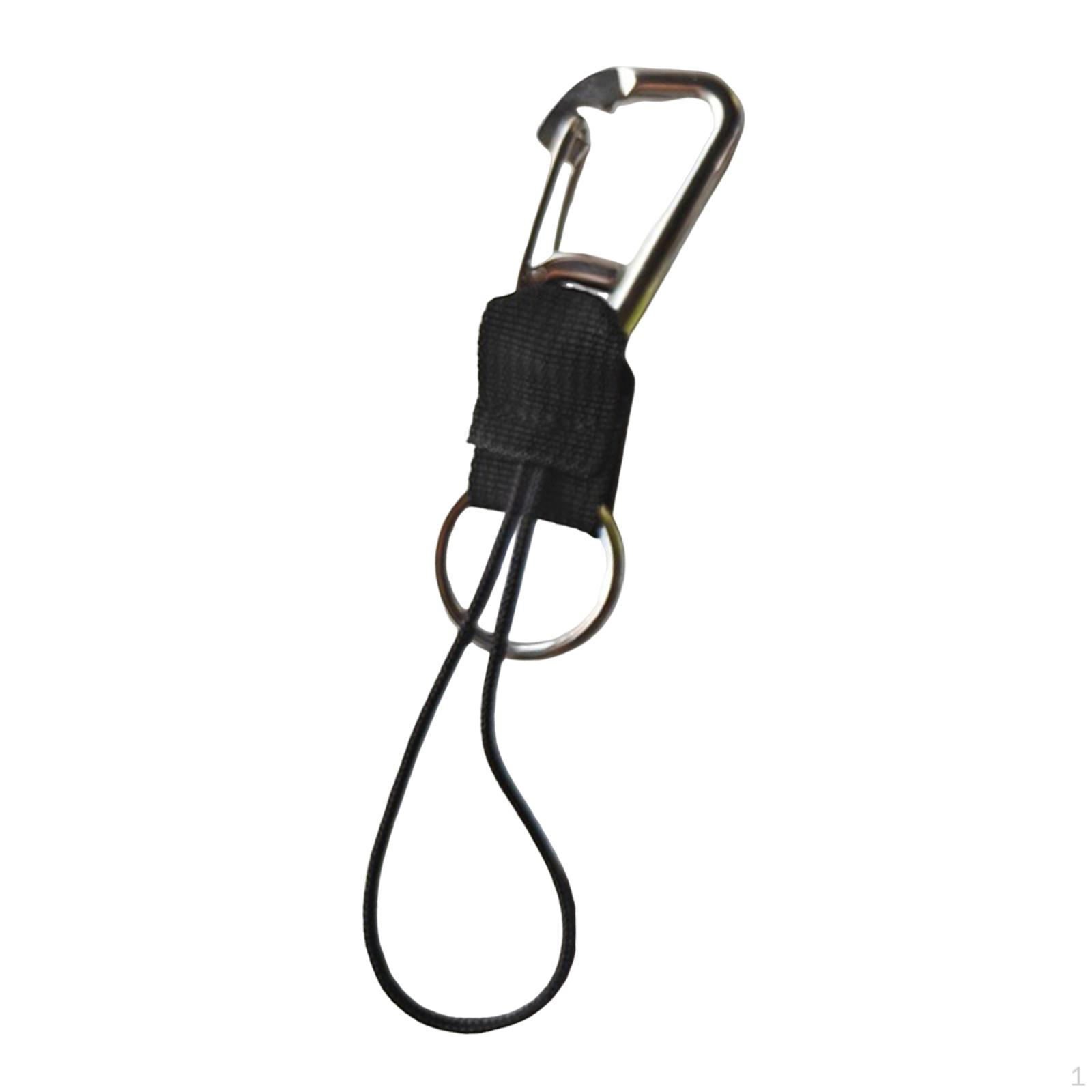 

Diving Camera Lanyard, Versatile Anti-Lost Lanyard with Quick Release Buckle, Nylon Snorkeling Strap чорний