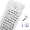 AGUUD Wispy Premade Fans Lash Extension 3D 5D 7D 9D Pointy Base Russian Volume Lash Extension Promade Spike Fans Cluster Eyelash