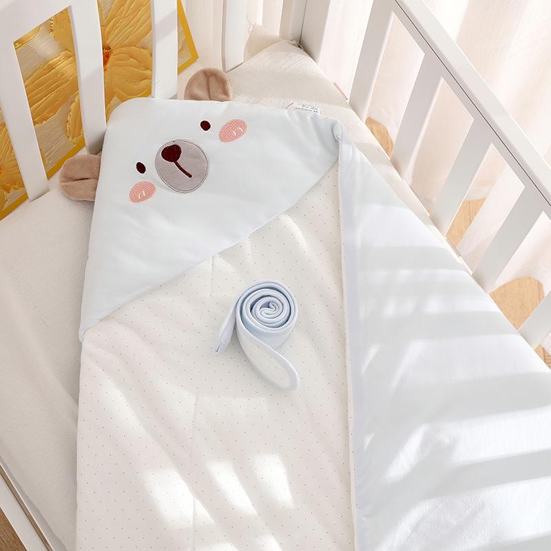 300g Reines Baumwoll-Abnehmbares Pucktuch für Neugeborene - Verdickt für Frühling, Herbst, Winter