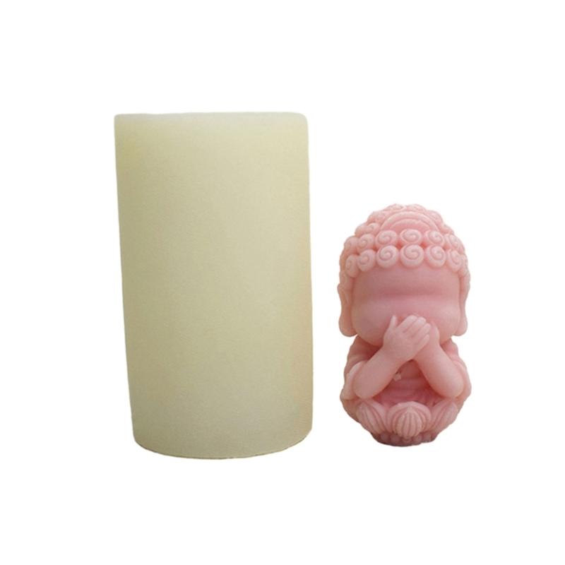 Statue Candle Mold for Making Candle Gypsum Ornaments Home Decorations DIY Craft,  3D Statue Candle Silicone Mold