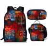Stranger Things 4-Piece Set: Student Backpack, Shoulder Bag, and Pencil Case CLE