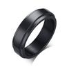 6MM Rotating Stainless Steel Couple Ring Smooth Band for Men Women
