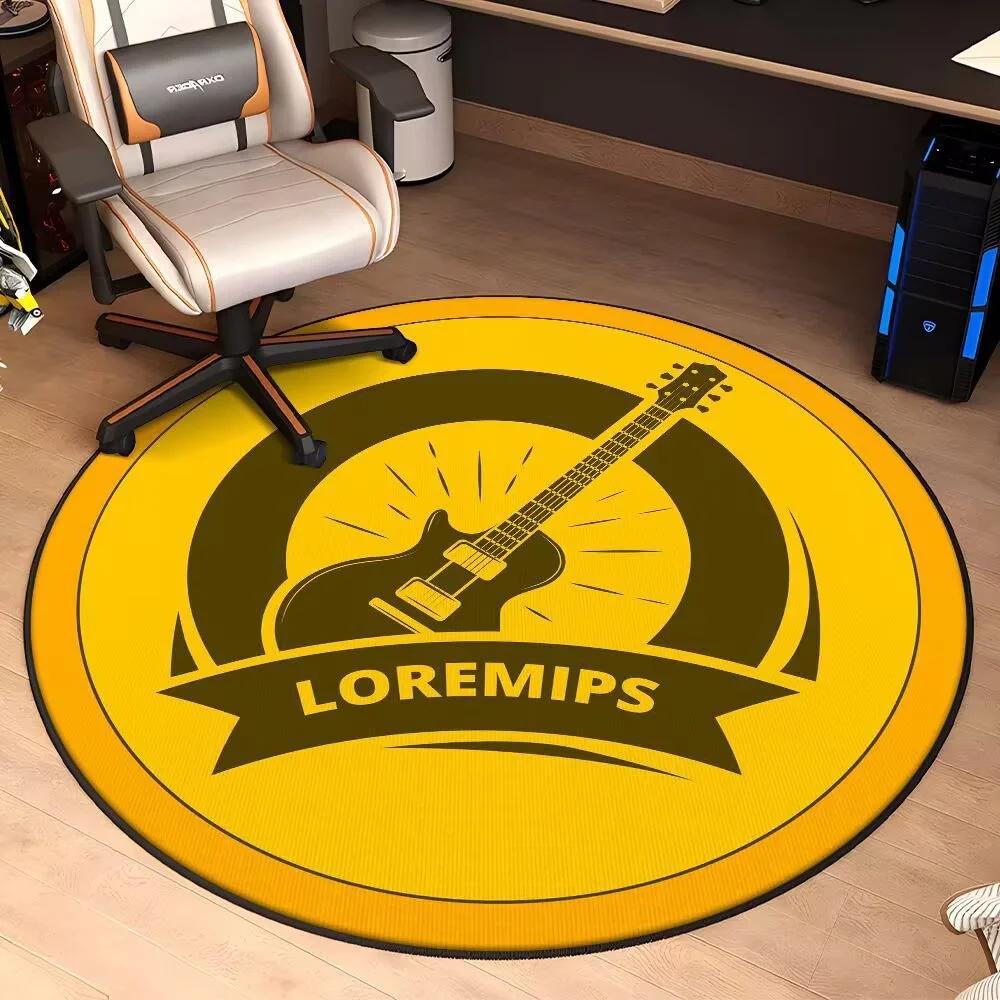 E-sports Circular Carpet Home Decor Living Room Dirt Resistant Carpet Bedrooms Study Children's Rocking Chairs Anti Slip Pads
