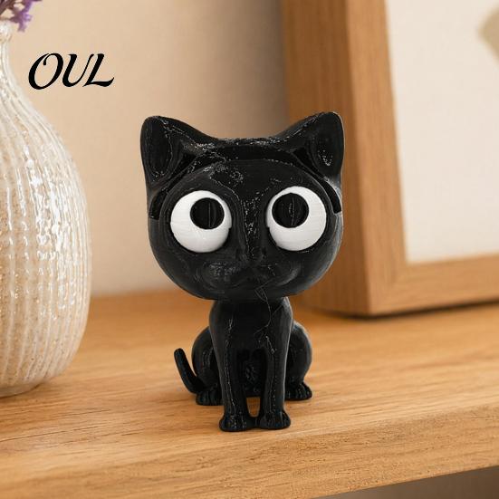 Comfortable Grip Glasses Holder 3D Printed Cat Eyeglasses Frame Riser Display Stand, Eyeglass Carved Organizer Organizer, Storage Rack for Dresser