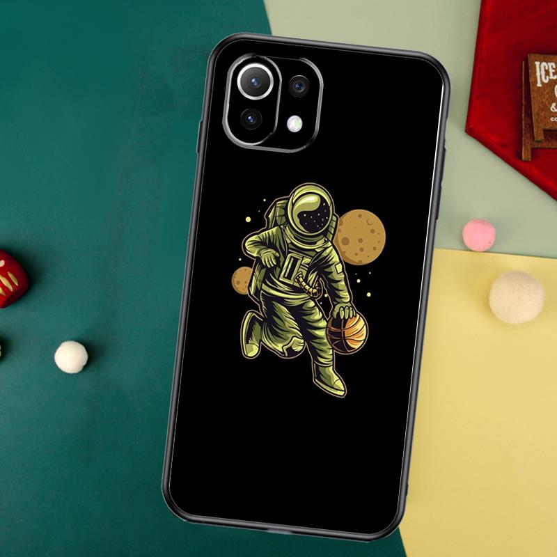 Cartoon Space Astronaut Case For Xiaomi 13 14 15 Ultra 11T 12T 13T 14T Pro POCO X7 Pro X3 X5 F5 F6 M6 X6 Pro Cover