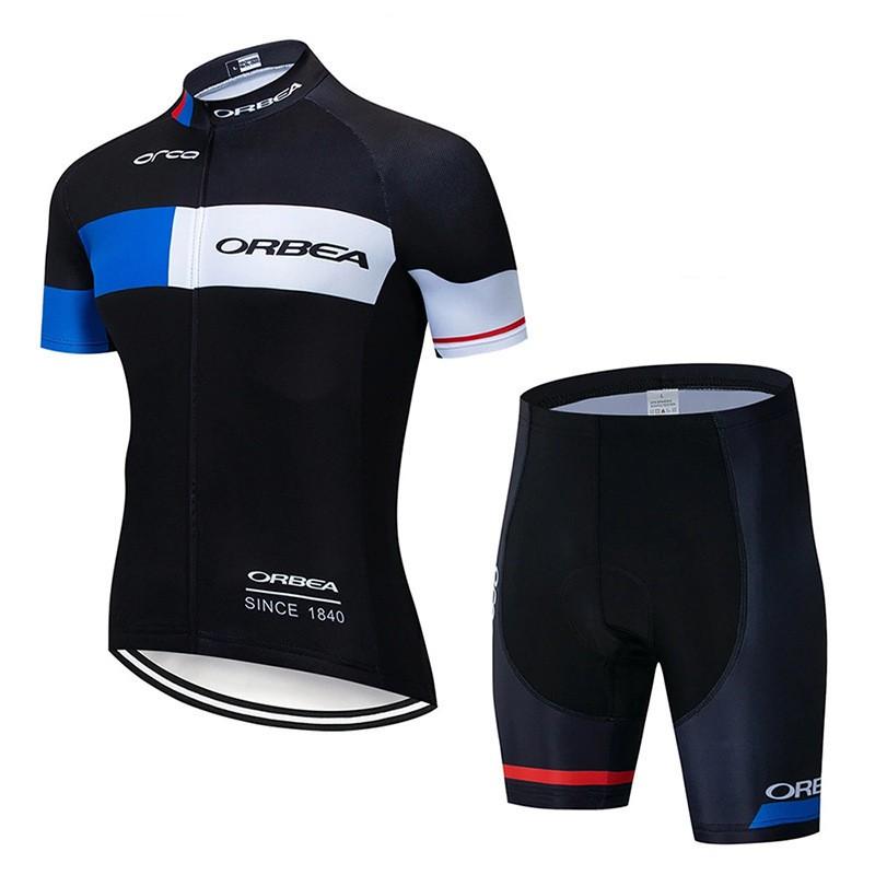 Men Women Cycling Jersey Shorts Set Quick Dry Bike Riding Outfit Road Mountain Sports