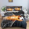 Football Bedding Set Printing Pillowcase Quilt Cover Soccer Duvet Covers  Home Textiles Queen King Size Sport Theme Quilt Cover