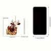 Playful Cow Acrylic Car Hanging Ornament For Bright Christmas Tree And Home Accents