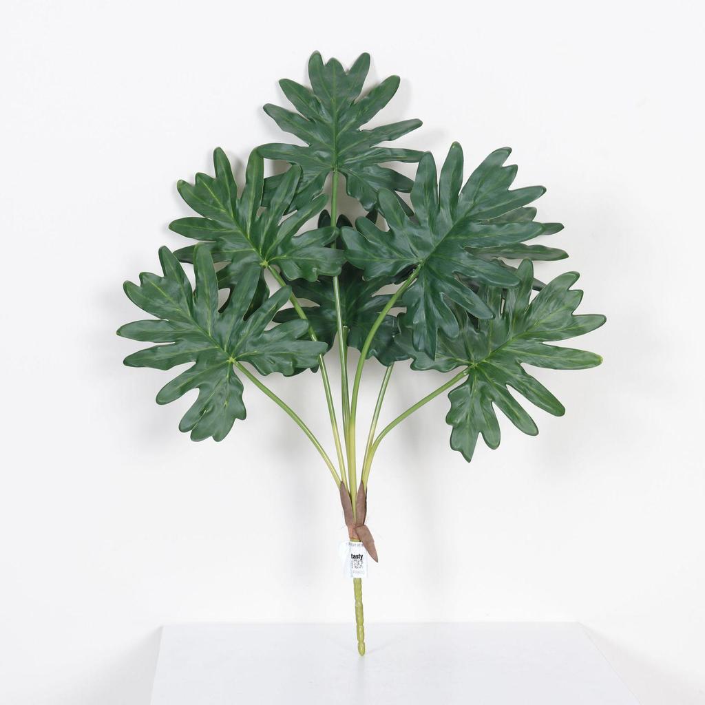 Nordic 7-Leaf Artificial Plant Decor Bundle for Indoor Living Room