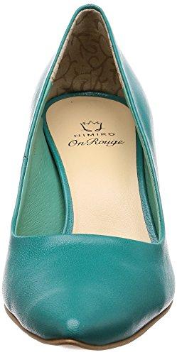Himiko On Rouge Pointed-toe Plain Pumps (elegance Himiko) 9001 Blue, 22.5 Cm
