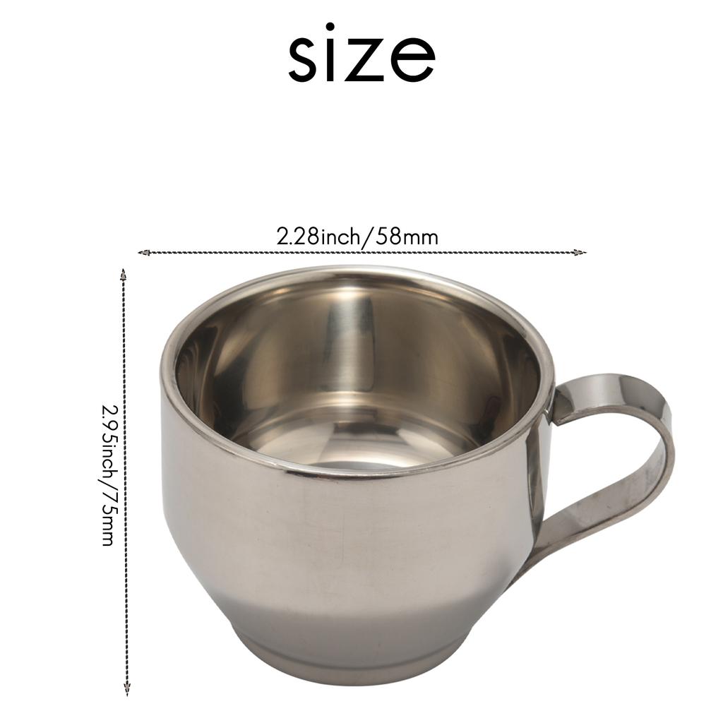 Cheap Insulated Coffee Cup Set Stainless Steel Double Walled Espresso