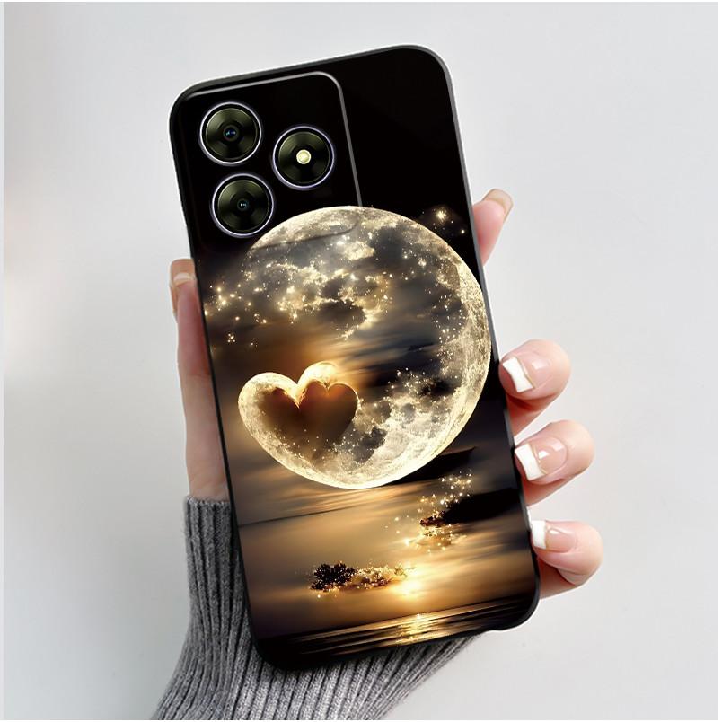 Pentru Blackview Wave 8C 6.56" Wave 8 Black View Wave8C Wave8 Spate TPU Silicon Moale Carcasă Telefon Luxos Drăguț Iepuraș Iubire Husa Amuzantă