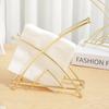 1pcs-Napkin Holder Metal Paper Stand Tissue Dispenser Luxury Retro Table Decoration Freestanding Home Decor