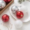 6/12pcs Delicate Christmas Ball Set 4/6/8cm Hanging Ornament Christmas Tree Pendant  New Year