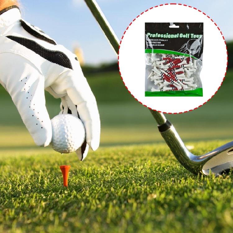 50pack Plastic Castles Golfs Tees Sport Deck Golfs Tees Replacement for Durability and Easy Identification