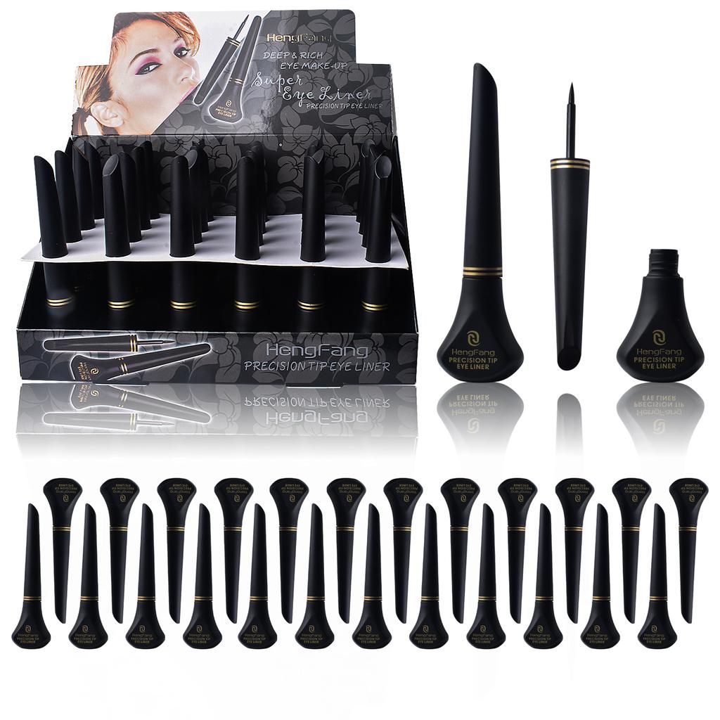 HengFang Eyeliner nero impermeabile e resistente al sudore n. 5212 5 ml * 24 pezzi