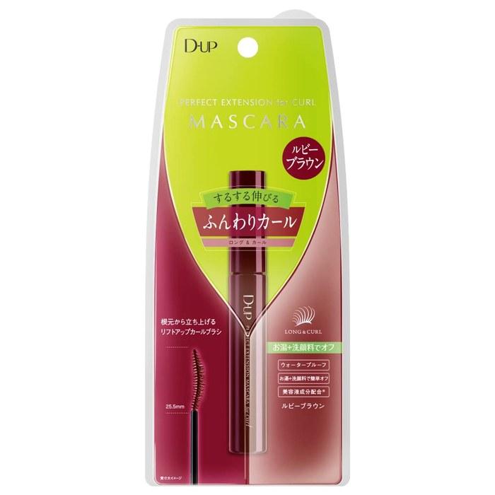 D-UP Perfect Extension Mascara for Curl Ruby Brown (1 count)