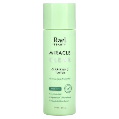 Rael, Beauty, Miracle Clear, Tonico purificante, 150 ml (5,1 once fluide)