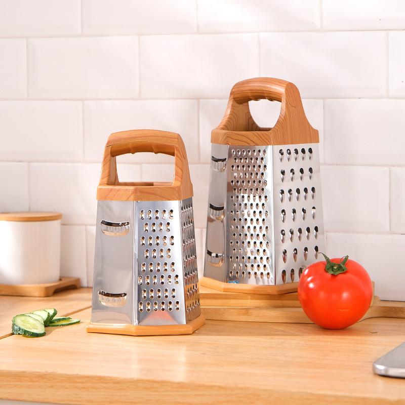 1Pc Fruit And Vegetable Grater Six-Sided Combination Planer Multifunctional Vegetable Cutter Radish Shredded Potato Shreds