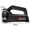 High Light LED Searchlight 1200mAh Long Range Torch USB Rechargeable Work Light P90 Waterproof Floodlight Powerful Flashlight