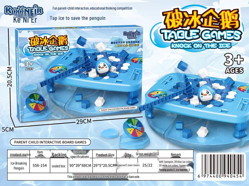 Penguin Rescue: Ice Breaker Educational Toy for Parent-Child Interaction