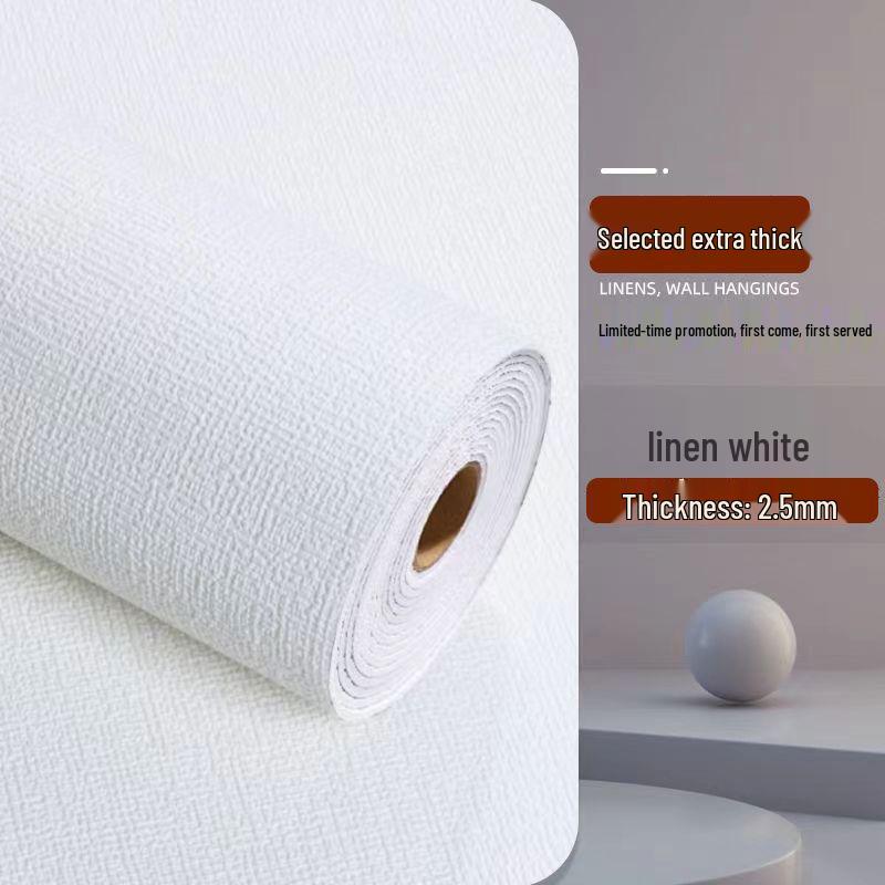 

3D Льняные Самоклеящиеся Обои: Водонепроницаемые, влагостойкие, противогрибковые наклейки на стену для ремонта спальни Upgraded Strong Adhesive, Multirole Packaging