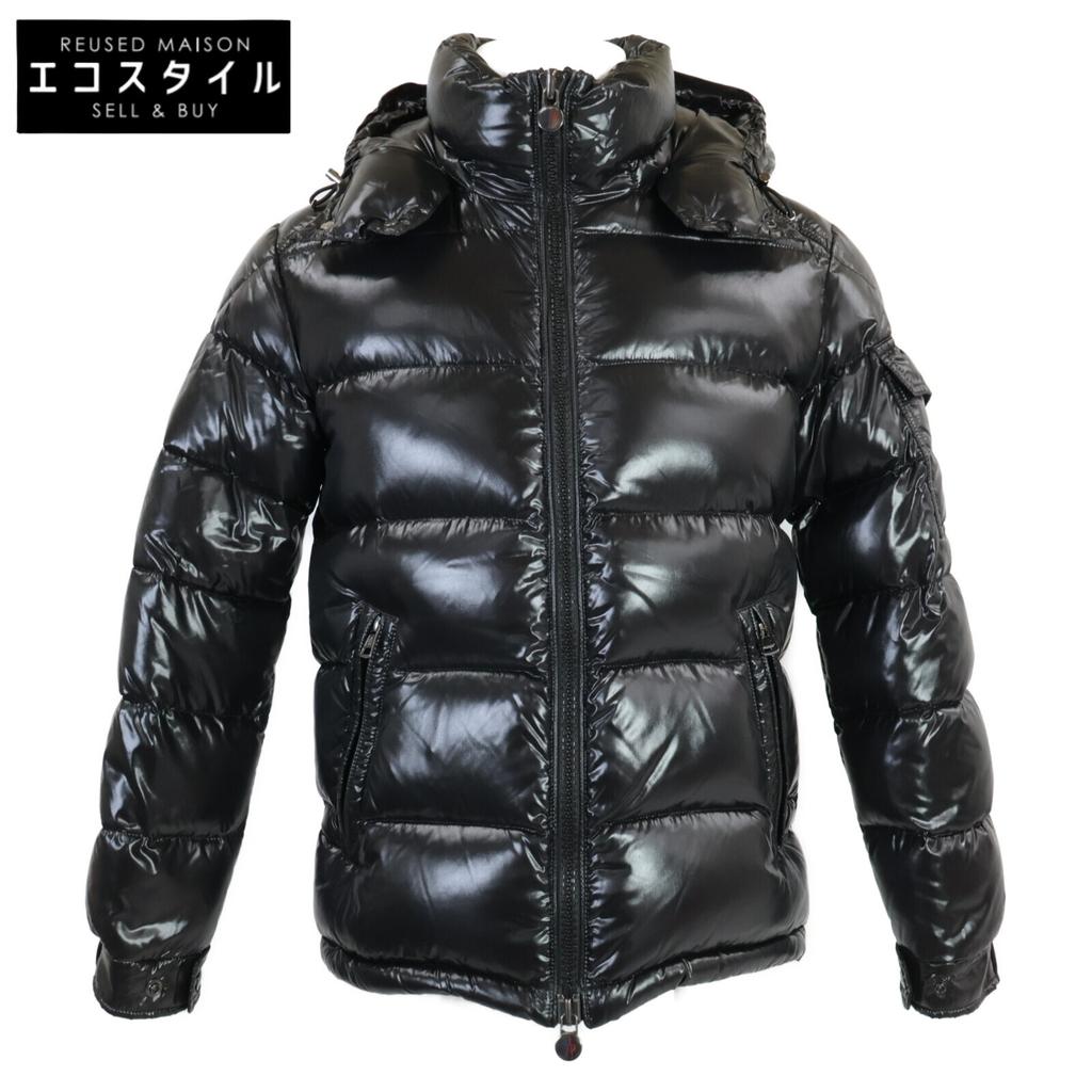 MONCLER Excellent condition MAYA hooded down jacket Jacket O blackUsed