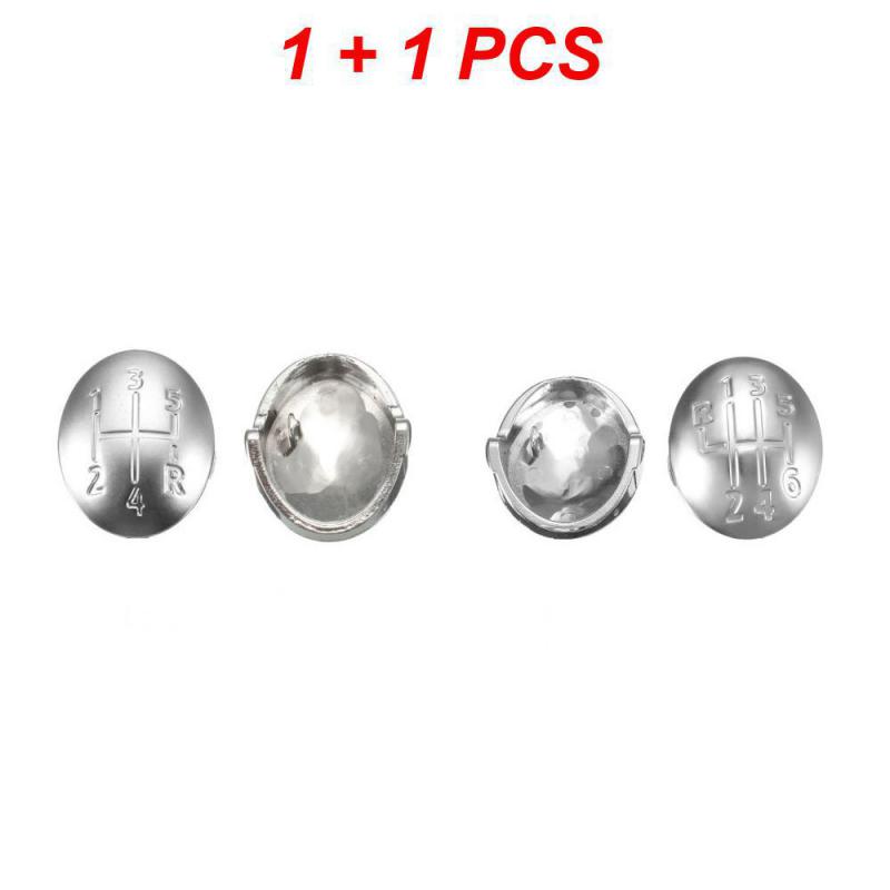 

2 шт., крышка ручки переключения передач, универсальная, практичная, для Renault Clio Megane Scenic Twingo, хромированные автомобильные аксессуары, переключение передач