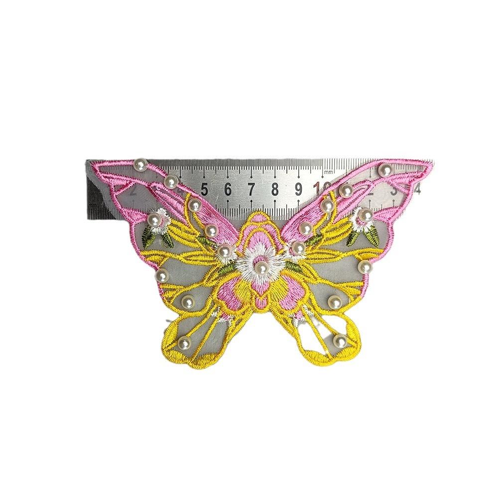 Magic Color Organza Polyester Embroidery Butterfly Diy Handmade Clothing Hair Accessories Dress Wedding Accessories