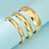 Personalized Gold Stackable Metal Bracelet - Unisex Fashion Bangle