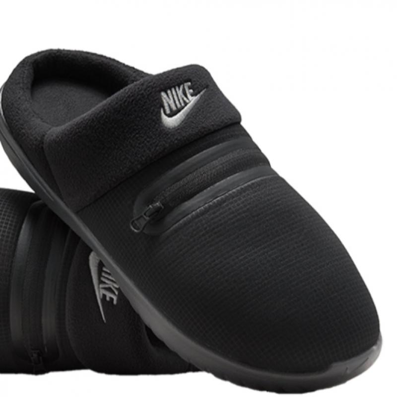 【Nike】Burrow Slippers Black llic Silver FZ7941 Burrow 'Black Metallic Silver' - Nike - FZ7941 001 - black