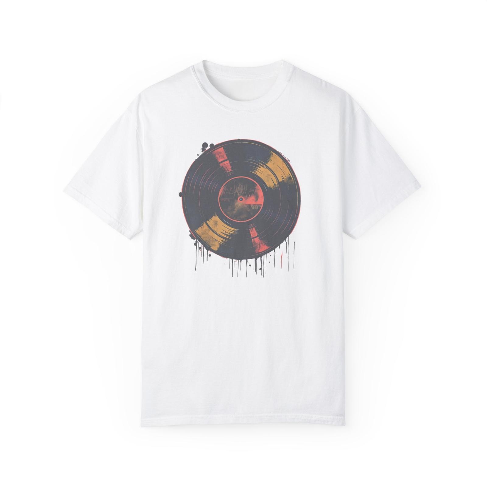 Retro Vinyl Record T-shirt, Music Lover Tee, Music Producer Shirt, Music Shirt S