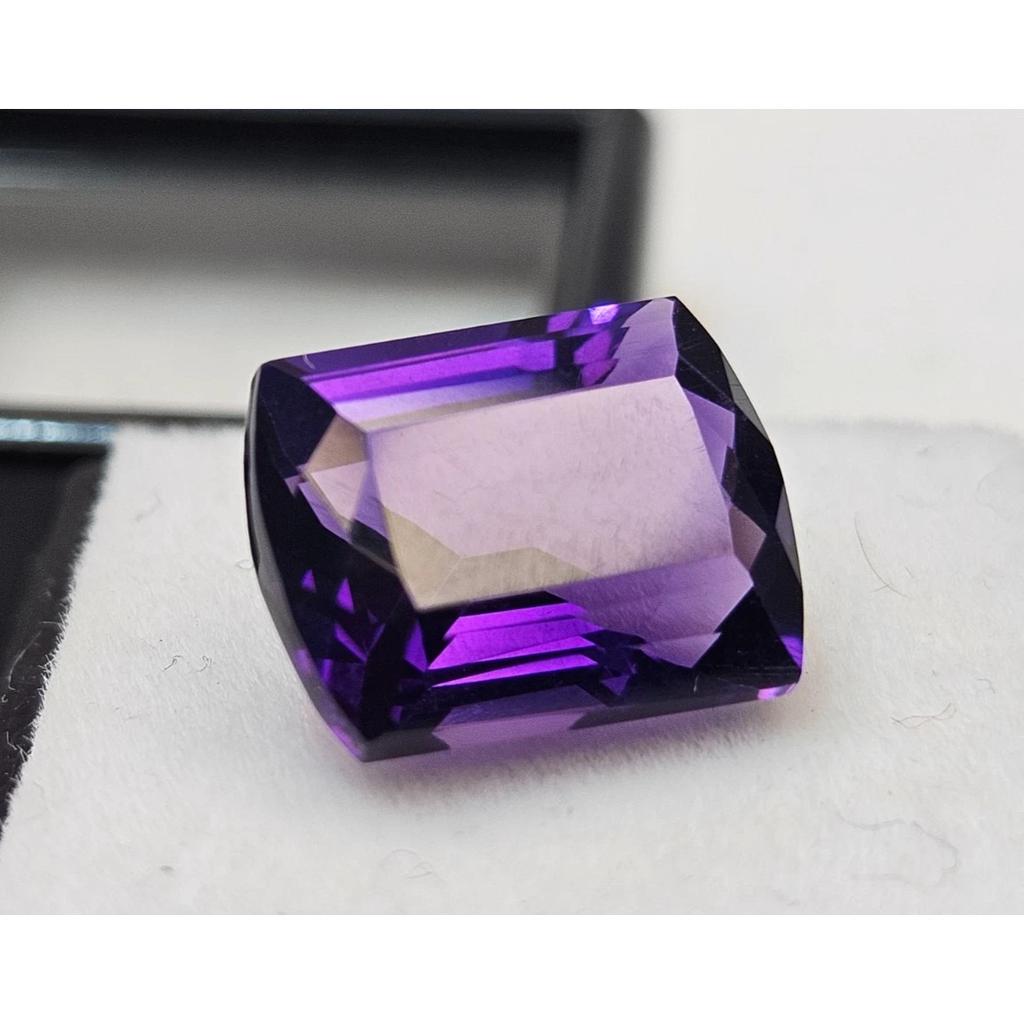 Fabulous Natural Purple Amethyst 6-7 Ct Fancy Cushion Cut Loose Gemstone