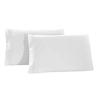2pcs Plain Solid Color Throw Pillow Case Home Sofa Rectangle Cushion Cover