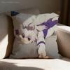 OOguri CCap Pillowcases Bedroom Living Room Sofa Home Decor Polyester Cushion Cover with Zipper