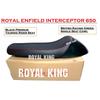 Royal Enfield "Interceptor 650" "Premium Touring Rider Seat" & "Green Cowl"