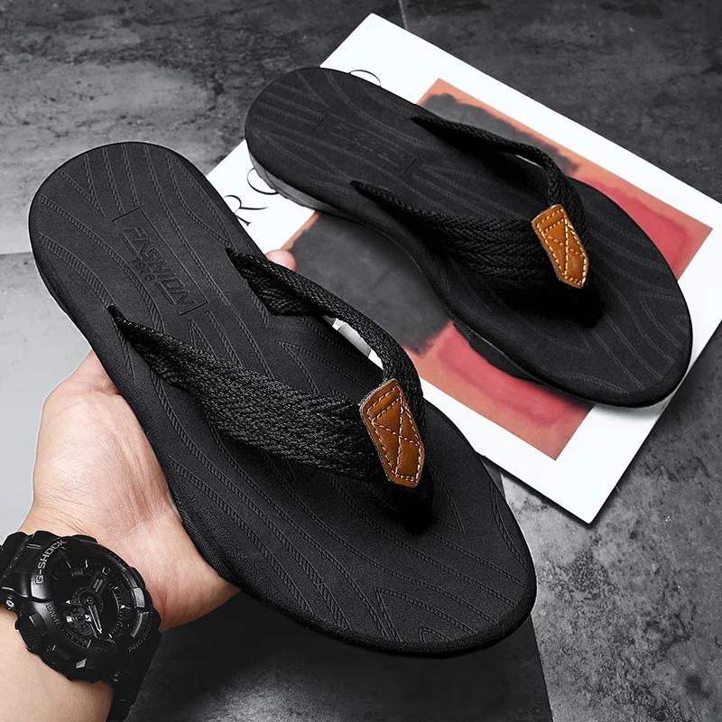 Fashion 2026 Flip Flops Casual Innovative Design Shoes Men Soft-soled Lightweight Home Slippers High-quality Sandals Chaussure Hommes