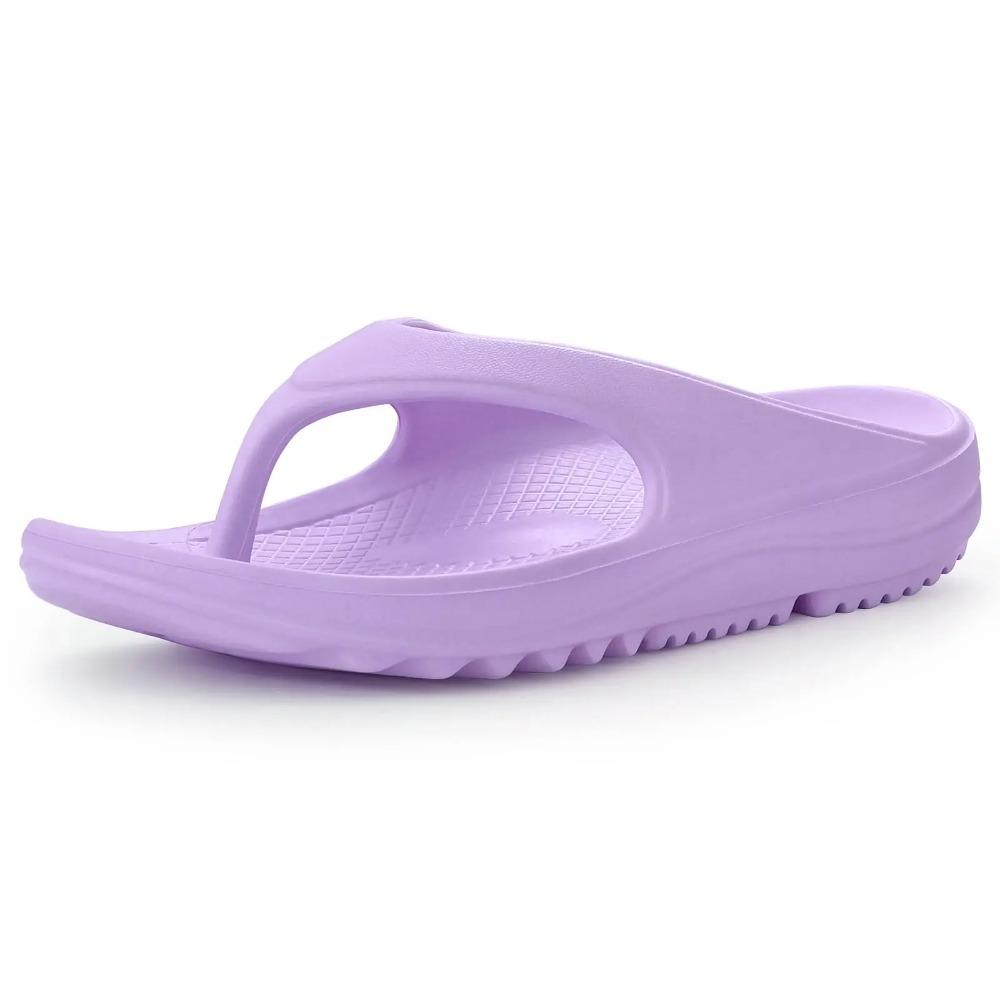 Evshine Women's Orthopedic Flip-flops for Plantar Fasciitis Anti-slip EVA Beach Sandals Men Soft Sole Slippers