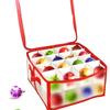 Red Plastic Ornament Storage Box Simplify Stackable Ornament Storage Box For Home Use