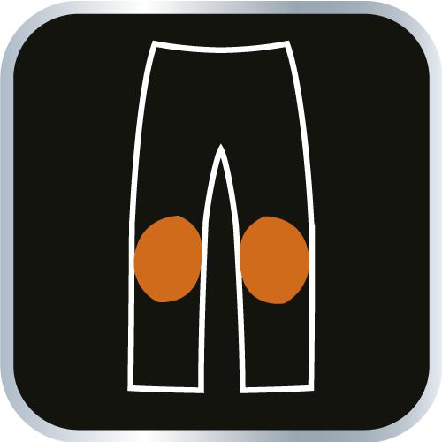 DENIM Work Trousers, Reinforced Knees, Size S