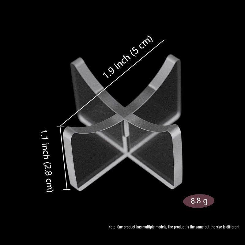 Acrylic Multi-functional Ball Display Stand for Tabletop: Softball, Baseball, Basketball, Football, Golf Holder Base.