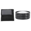 Close-up Filter Kit, 4 In 1 +1 +2 +4 +10 Macro Lens Filter Optical Glass with Storage Pouch, Camera Filters for Digital Camera Photography (62mm)