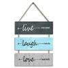 Reusable Doorplate Welcome Sign Non-Fading Wooden Sign Mural Wall Hanging Plaque  Living Room