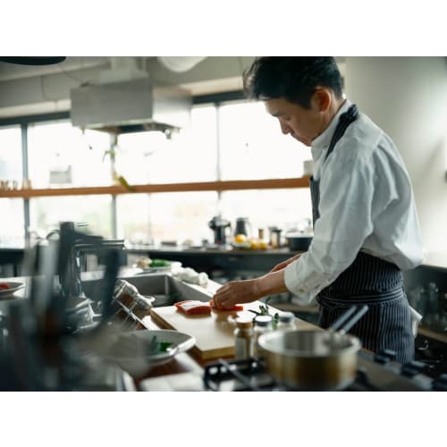 Parker Asahi Japanese-made Synthetic Rubber Cutting Board, 60 x 33 x 2 cm, Commercial Cooking Cut, C-Cut, NE06110-1