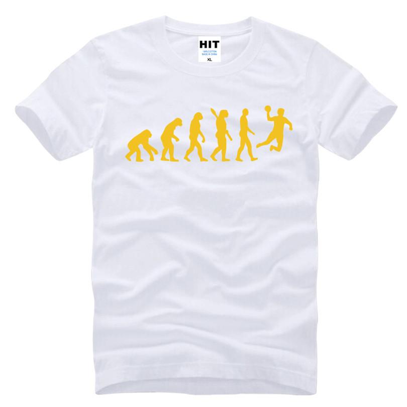 Evolution Handball T Shirt Men Summer Short Sleeve Fashion Cotton Cool Evolution TShirt top tees