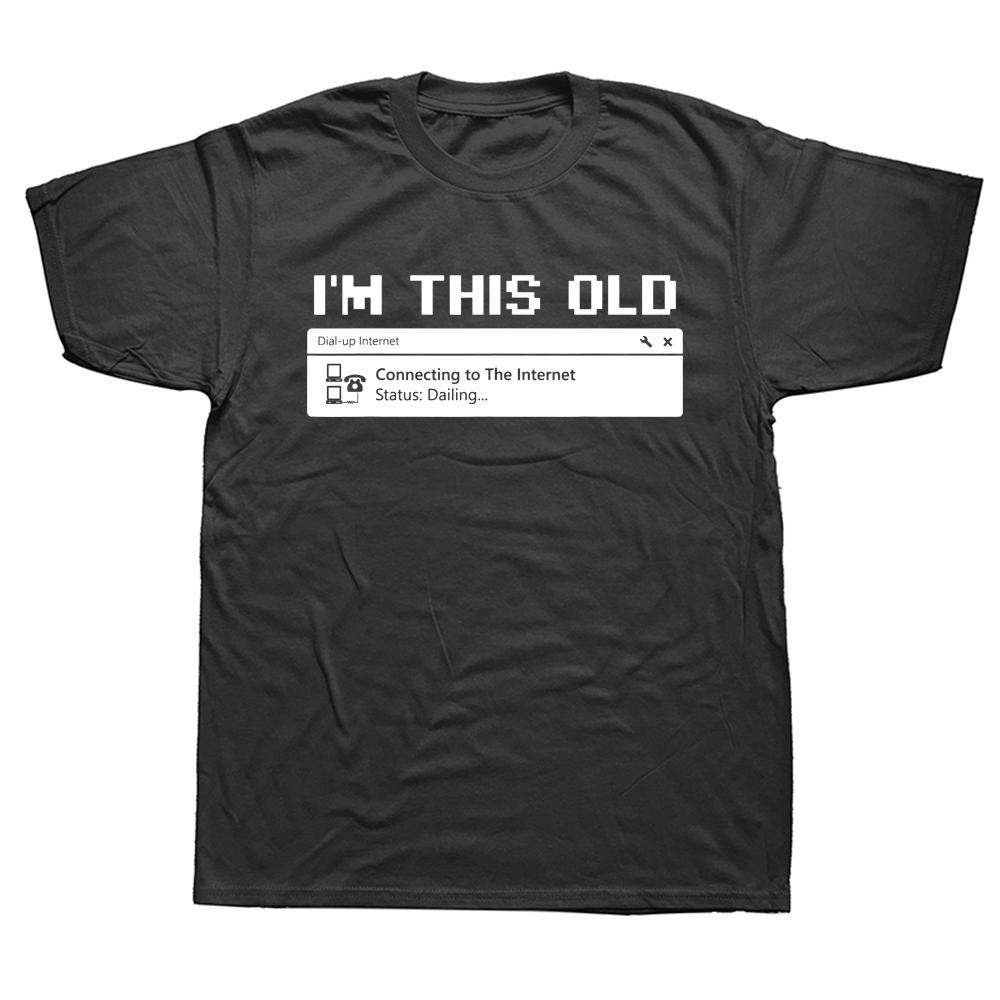 

Computer 90s Programmer PC Nerd Geek T Shirts Birthday Gifts Summer Style Tshirt Unisex Graphic Cotton Aesthetic Clothes 3XL