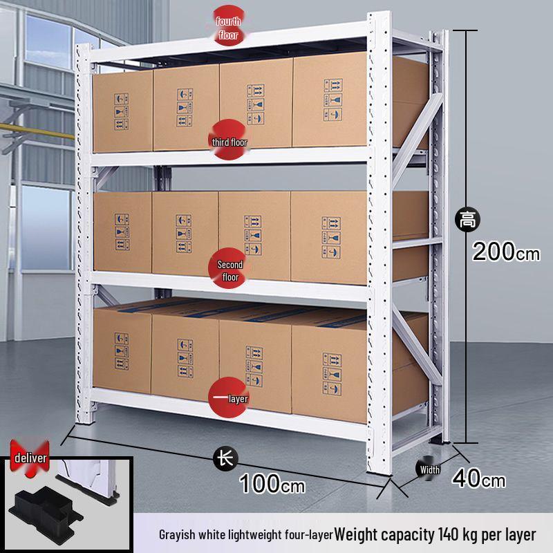 Multilayer Iron Cargo & Display Shelves for Storage